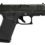 la pistola glock g43x black vista da destra