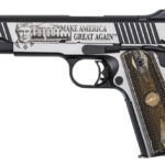 lato sinistro della pistola Thompson Trump 45 Custom 1911