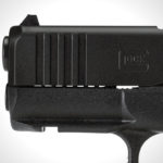 mounting rail slim and front serrations della glock g43x black