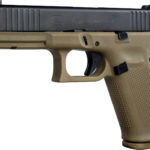 lato sinistro della pistola glock g17 gen5 bicolore