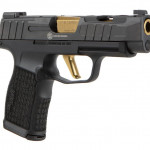 lato destro della pistola microcompatta Sig Custom P365XL Spectre con nuova finitura