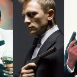 James-Bond-with-Gun-Sean-Connery-Daniel-Craig-Roger-Moore