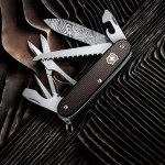 Victorinox Farmer X Alox Damast apertura