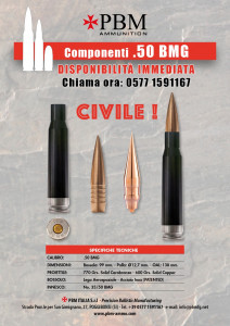 Pbm propone componenti per il .50 Bmg