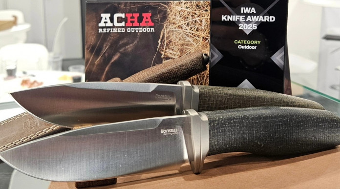 Iwa 2025 premia il Lionsteel Acha come miglior coltello a lama fissa Outdoor