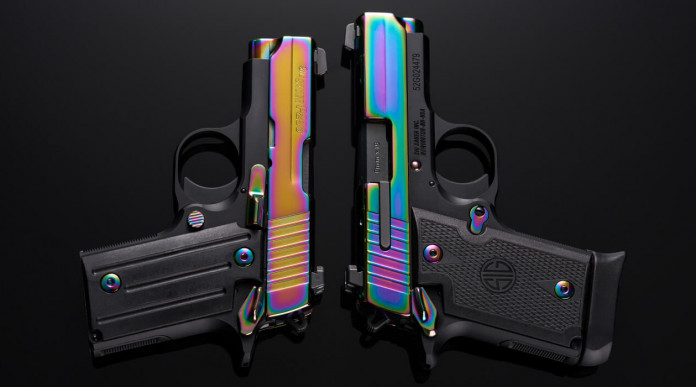 Sig Sauer reintroduce P238 e P938 Titanium Rainbow